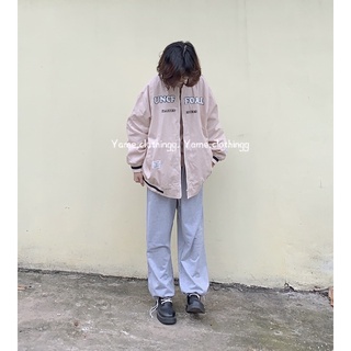 áo bomber thêu len