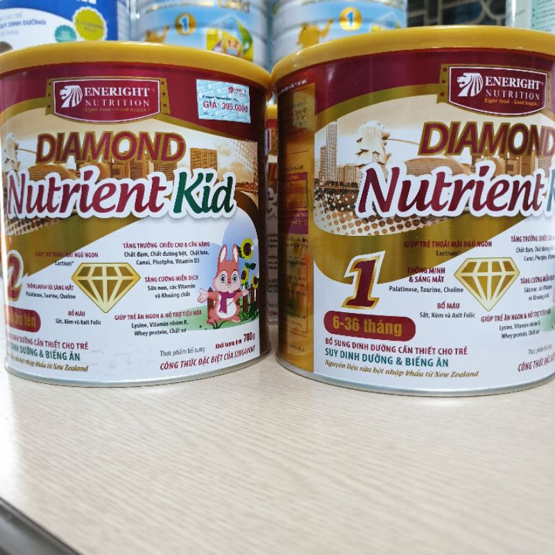 Sữa Diamond Nutrient kid số 1 và 2 700g ( Date Mới Nhất )..