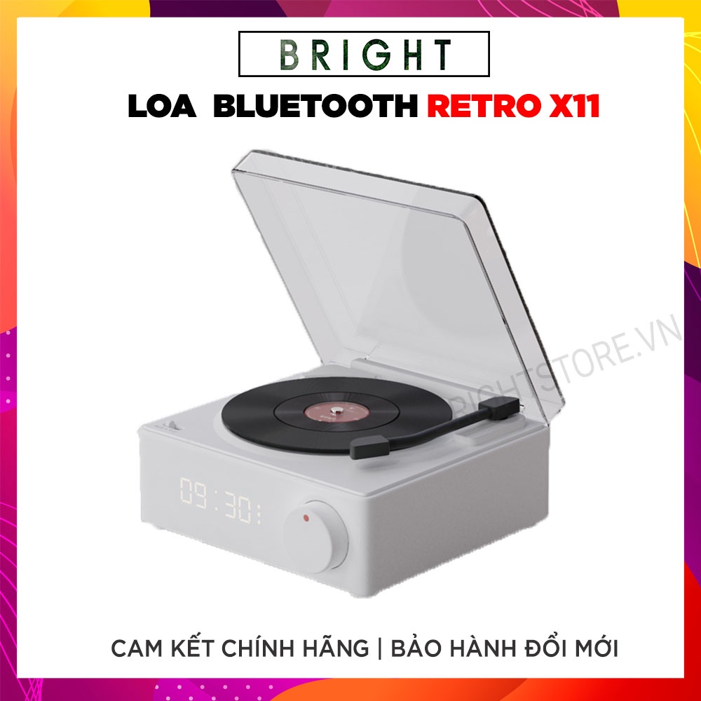 Loa Bluetooth Retro Giả Lập Đĩa Than X11  - Hàng Chính Hãng