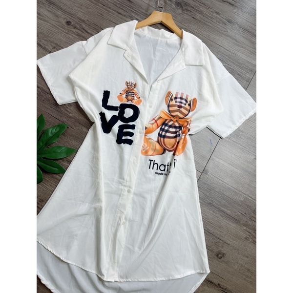 đầm ngủ tay lỡ - đầm ngủ gấu - mochino - carotshop | BigBuy360 - bigbuy360.vn