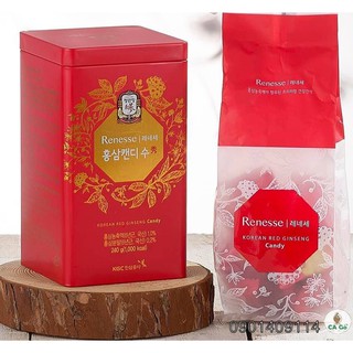 KẸO SÂM HỘP THIẾC HIỆU KGC- SÂM CHÍNH PHỦ HÀN QUỐC 240GR