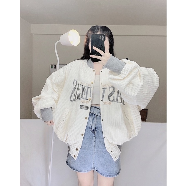 Áo khoác bomber Thêu