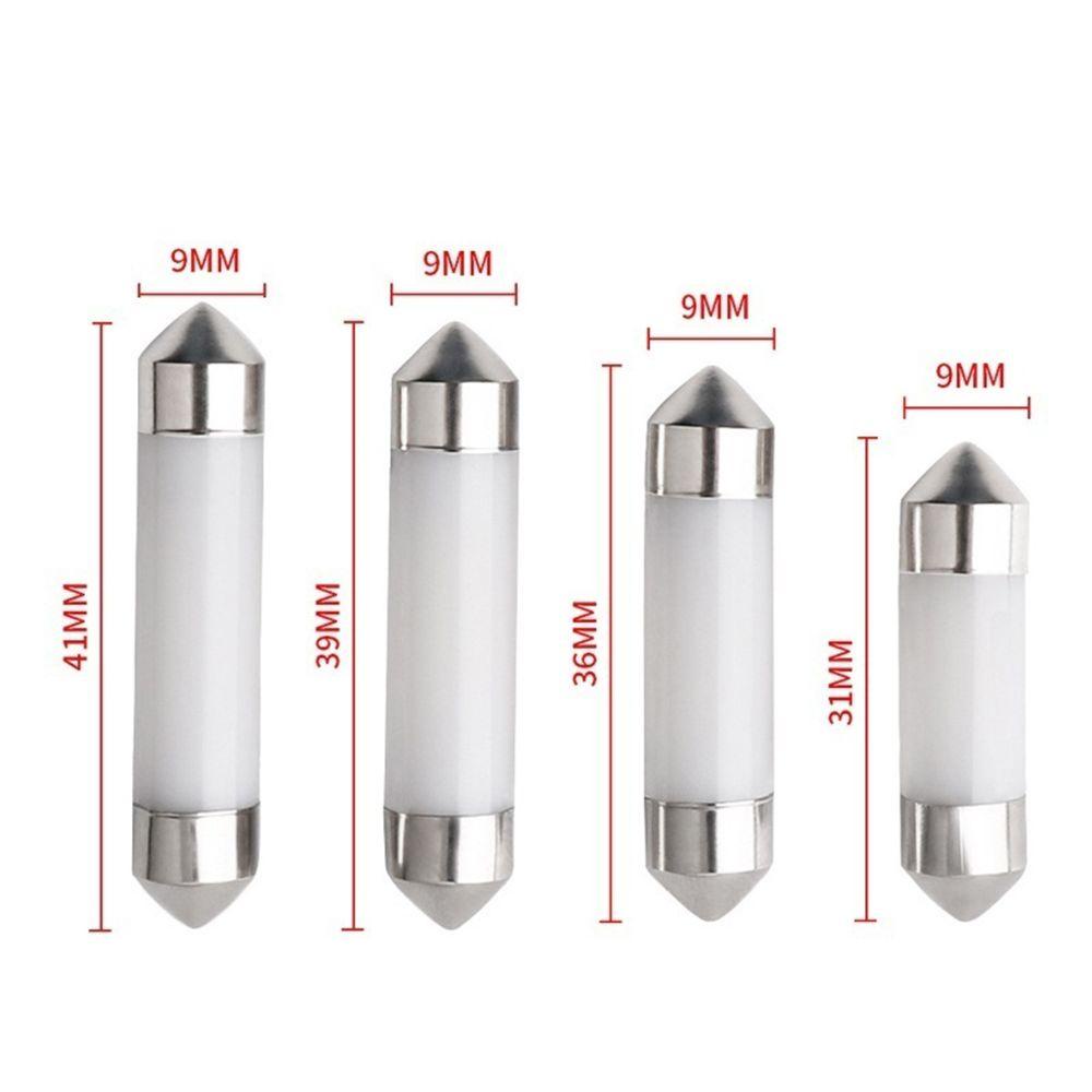 MYRONGVN Bộ 2 ĐèN LED ChiếU SáNg TrắNg 12V C5W Cho Xe Hơi