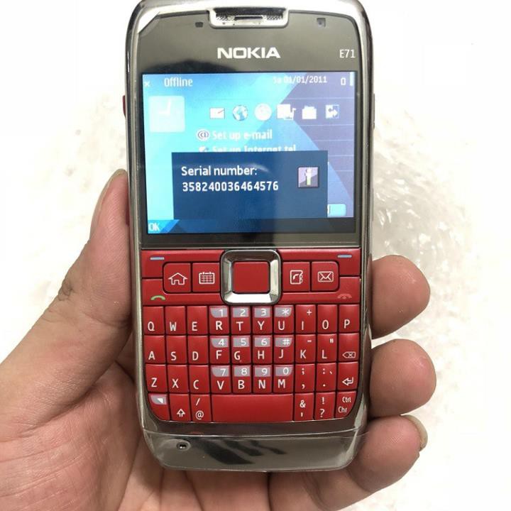 Điện Thoại NOKIA E71 Chính Hãng Bảo Hành 12 Tháng Có iMEI Zin Pin Sài Lâu