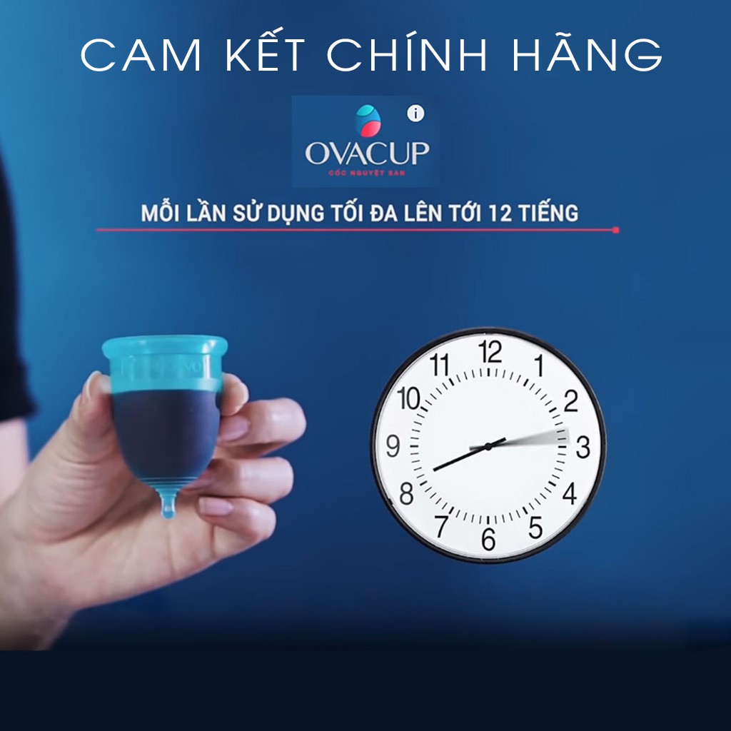 [ IB nhận mã giảm giá ] Cốc Nguyệt San OVACUP quà tặng cho phái đẹp