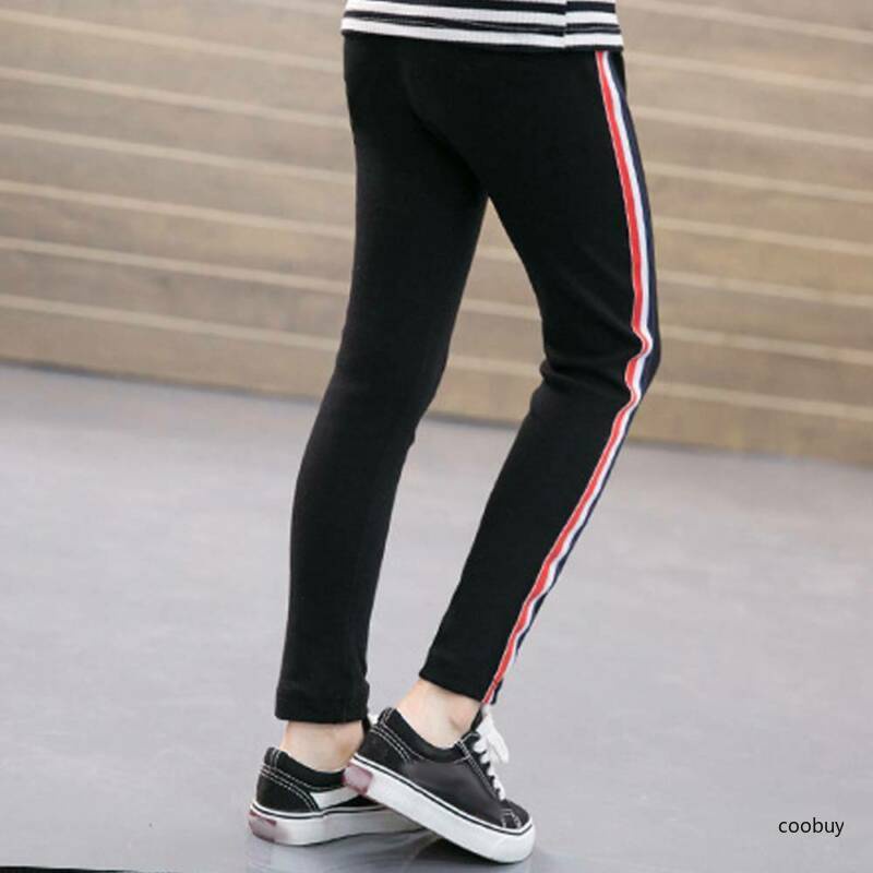 Quần legging thể thao màu trơn năng động thời trang dành cho bé gái