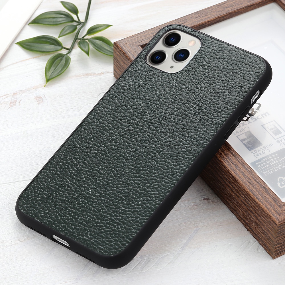 Ốp Bao Da Điện Thoại Bằng Da Cừu Thật Sang Trọng Cho Iphone 11 12 Pro Mini X Xs Max Ốp