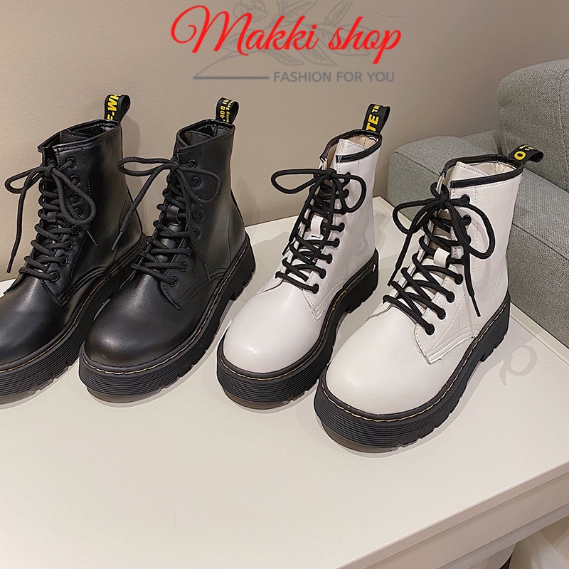 Bốt nữ cổ cao Martin, boot nữ cao cấp thời trang giá rẻ MAKKI SHOP TD415