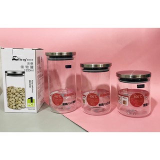 Lọ thủy tinh tròn nắp inox kín hơi TGFY trong suốt cao cấp 750ml, 1000ml, 1320ml