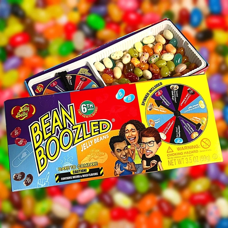 Bill mỹ  đời thứ 6 mới nhất kẹo thối hộp 100g có bàn xoay bean boozled mỹ - ảnh sản phẩm 2