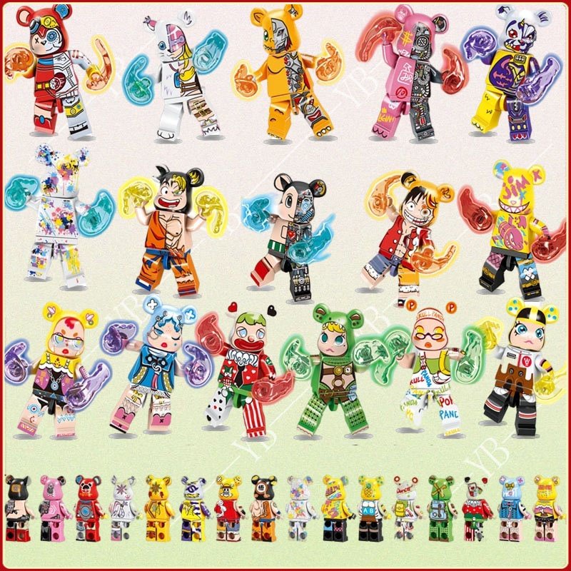 Đồ Chơi Lắp Ráp Mô Hình Gấu Violent Cho Trẻ Em