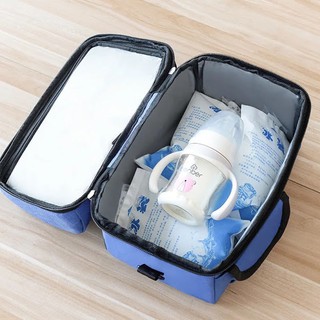 Combo túi giữ nhiệt 2 tầng tặng 2 túi đá khô