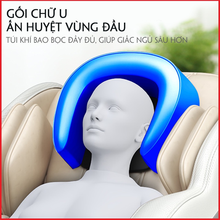 Hế Massage Trị Liệu Toàn Thân Cao Cấp , Màn Hình Led Tiếng Việt , Ghế Mát-Xa Đa Năng Có Hệ Thống Túi Khí Đùi