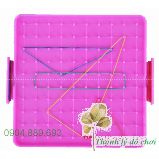 Bảng chun học toán và tạo hình dạng 2 mặt