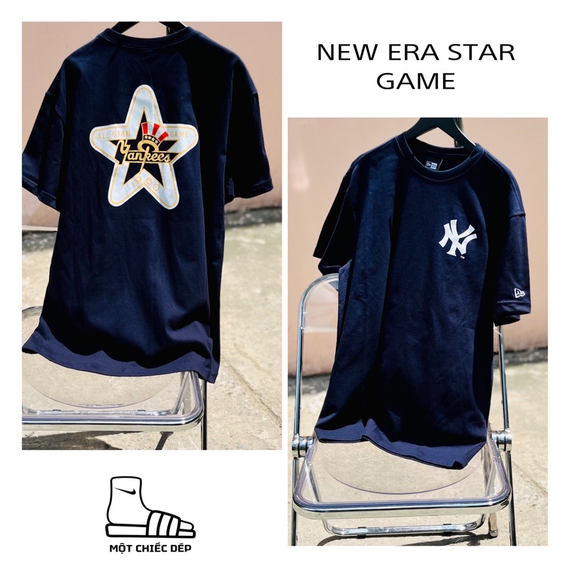 [CHÍNH HÃNG] ÁO THUN NEW ERA STAR GAME XANH NAVY - ÁO TSHIRT FULL TAG - UNISEX NAM NỮ - HÀNG NHẬP KHẨU