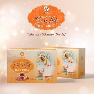 Trà gạo lứt hạt chia Hera