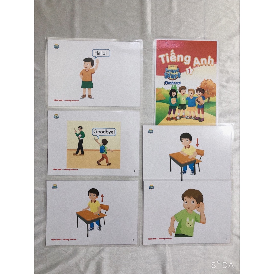 Trọn Bộ 68 Thẻ VPPT&amp;T Tiếng Anh lớp 1 -Smart Start 1 Mã SMST-86