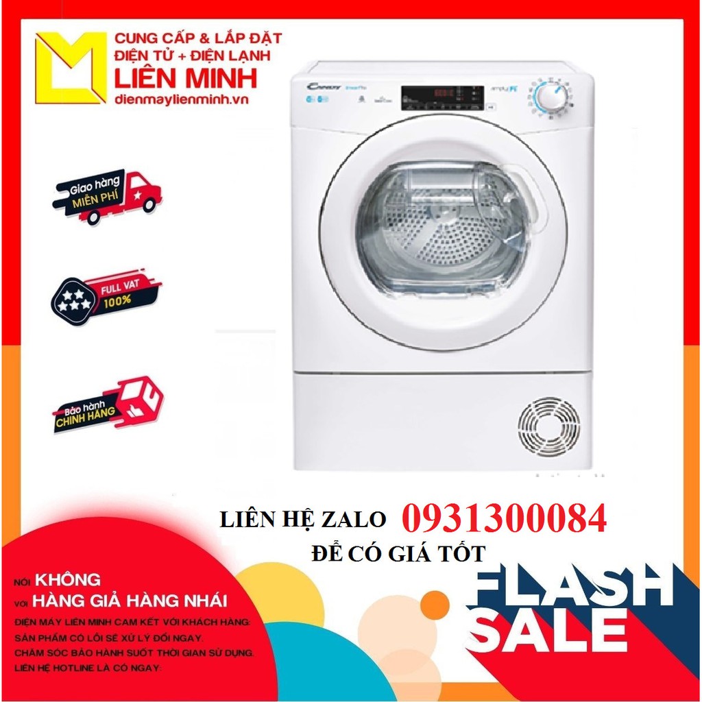 Máy sấy ngưng tụ Candy 8 Kg CSO C8TE-S (GIÁ LIÊN HỆ) - GIAO HÀNG MIỄN PHÍ HCM