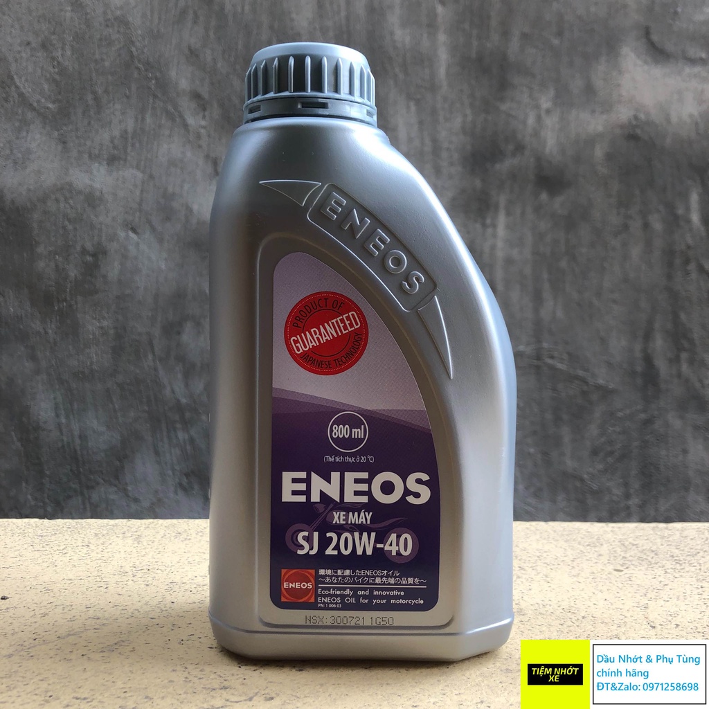 Dầu nhớt động cơ xe số ENEOS SJ/MA 20w40