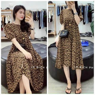 Váy bầu, đầm bầu thời trang thiết kế chất cotton thô freesize từ 45 đến 70kg New ཾ