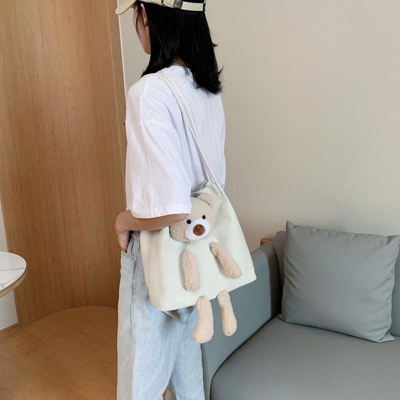 Túi Đeo Vai Bằng Vải Thiết Kế Hợp Thời Trang Cho Nữ