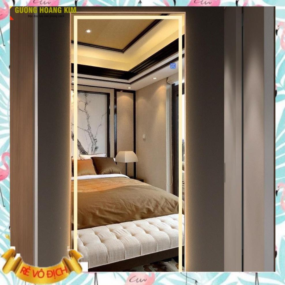 [ giá sỉ ] gương soi toàn thân decor đèn led cảm ứng thông minh - kích thước 50x120 cm | BigBuy360 - bigbuy360.vn