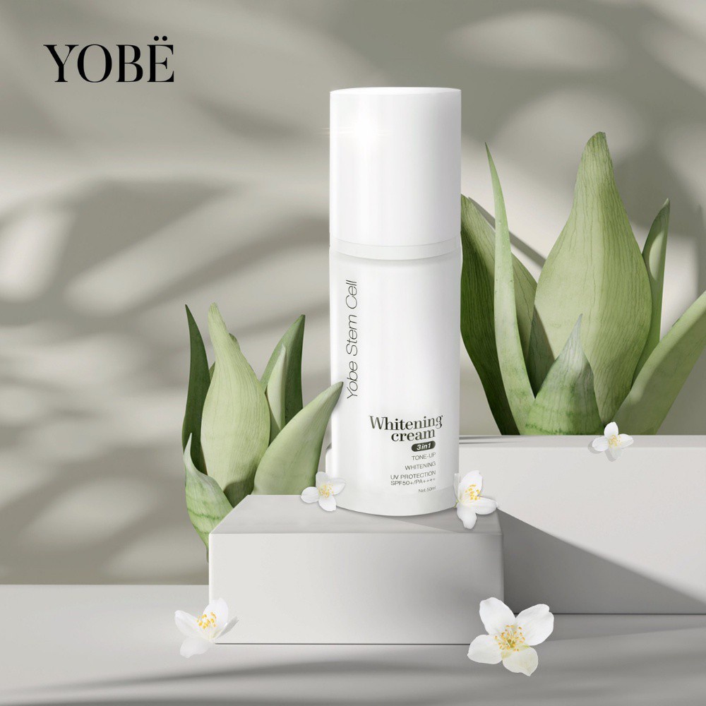 Kem trang điểm trắng da 😍CHÍNH HÃNG 😍 YOBE 3 trong 1 chống nắng dưỡng trắng nâng tông da | BigBuy360 - bigbuy360.vn