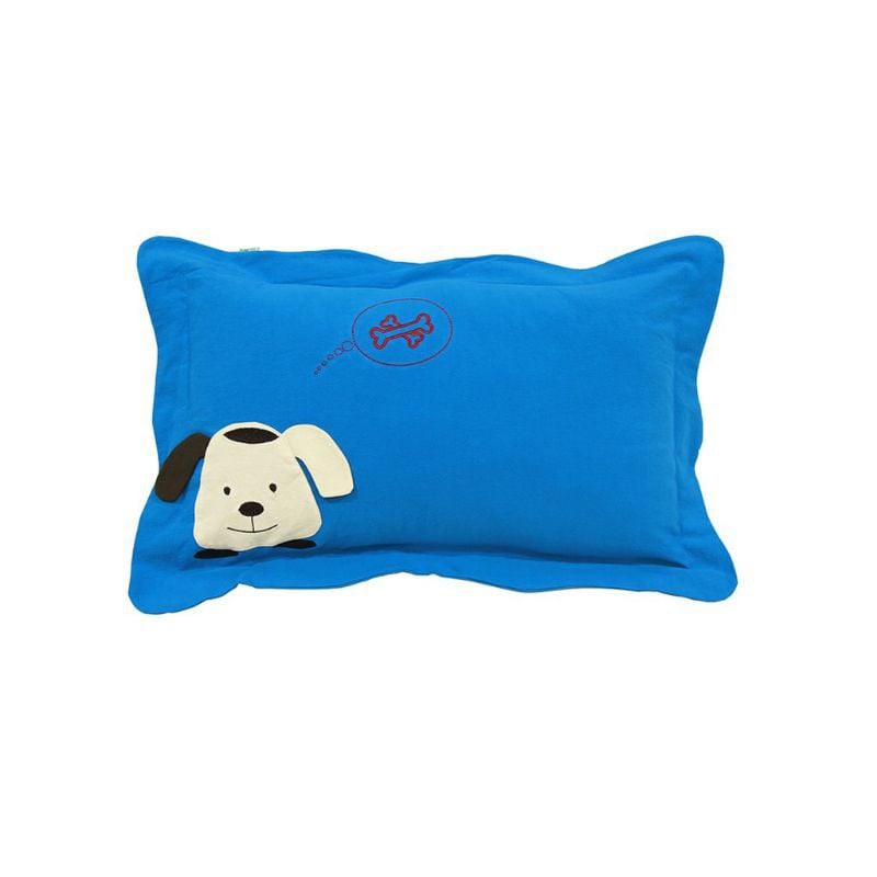 Áo gối nằm Hometex cho bé 30x50 thêu đắp thú, vỏ áo gối trẻ em