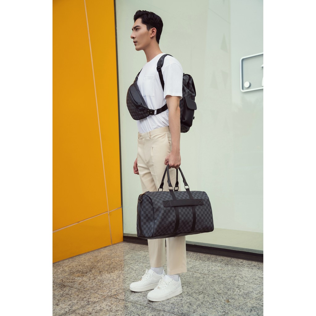Túi xách du lịch Three-Box hoạ tiết Damier Travel | TX8052