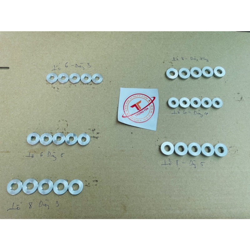 Long đền căn heo căn dĩa thắng CNC dày 3mm, 4mm, 5mm