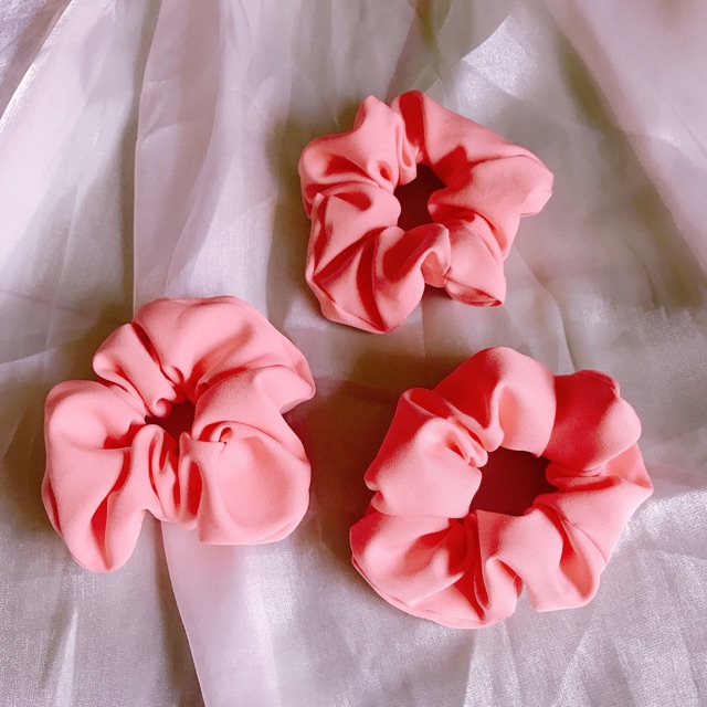 Scrunchies màu paster dễ thương