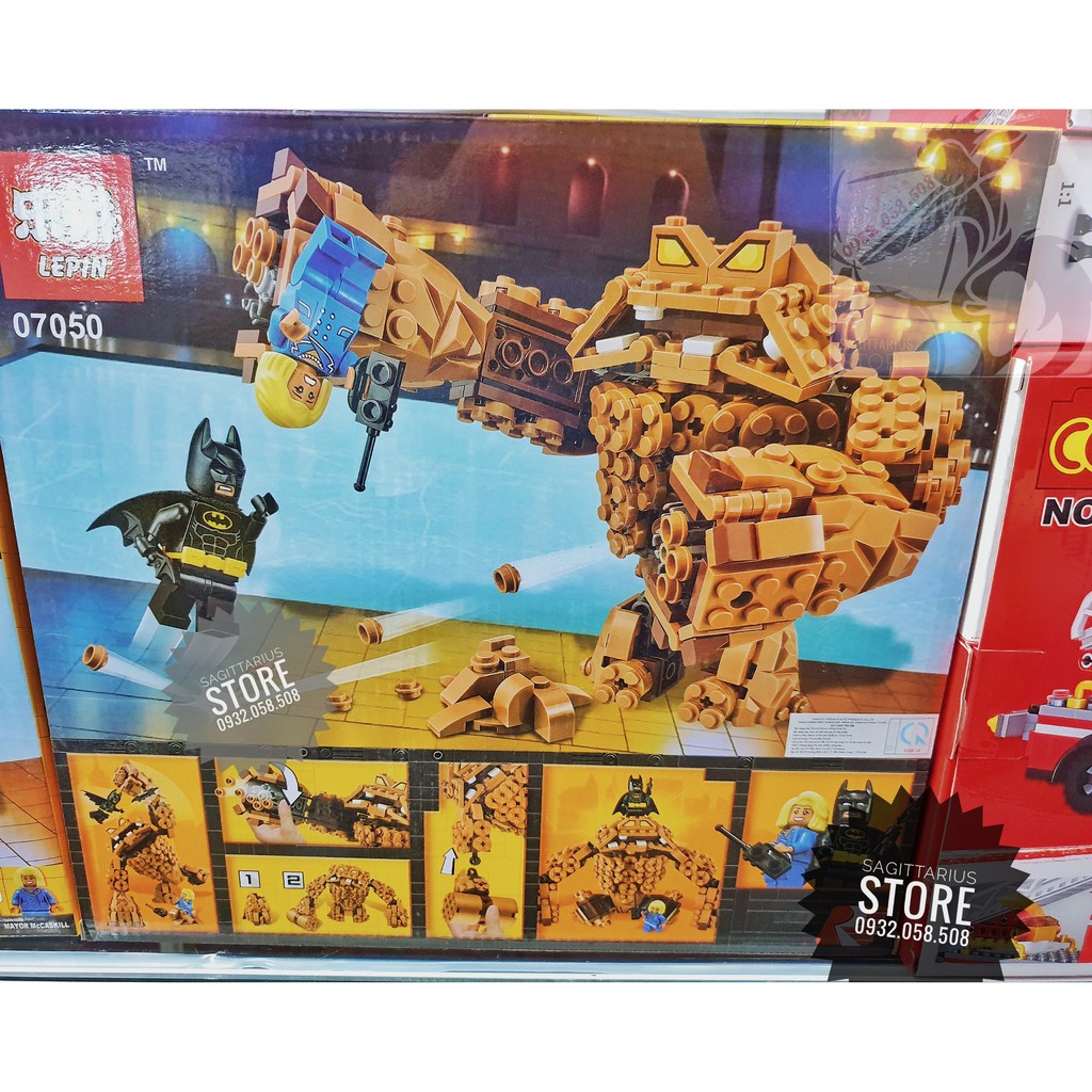 Lego Lepin 07050 Lắp Ráp Quái Vật Đá - Marvel Super Heroes ( 469 Mảnh )