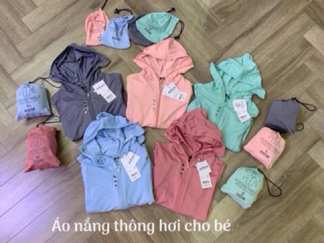 Áo chống nắng thông hơi cho bé