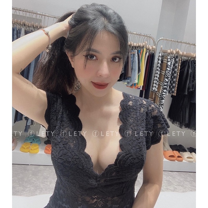 ÁO REN ĐEN SIÊU HOT