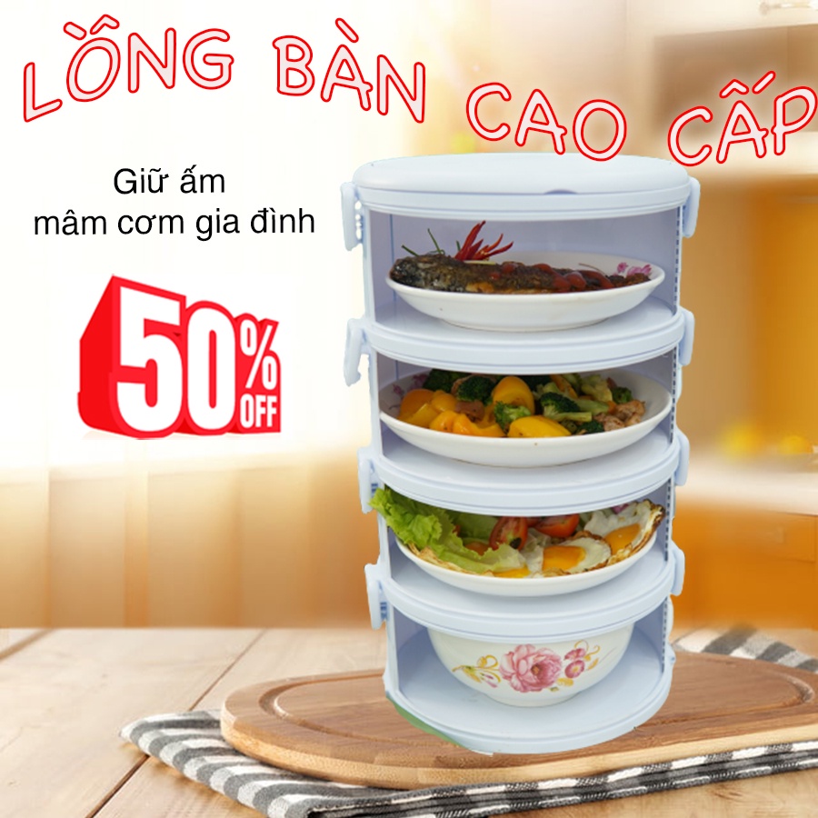 Lồng Bàn Hiện Đại Cao Cấp EOMART bảo quản thức ăn giữ nhiệt lâu tránh côn trùngTrợ thủ đắc lực của mọi gia đình