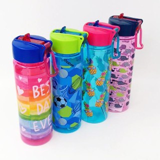 Bình đựng nước, bình nước thể thao SELIYA MS06 630ml Kitaz sắc màu rực rỡ, nhựa an toàn