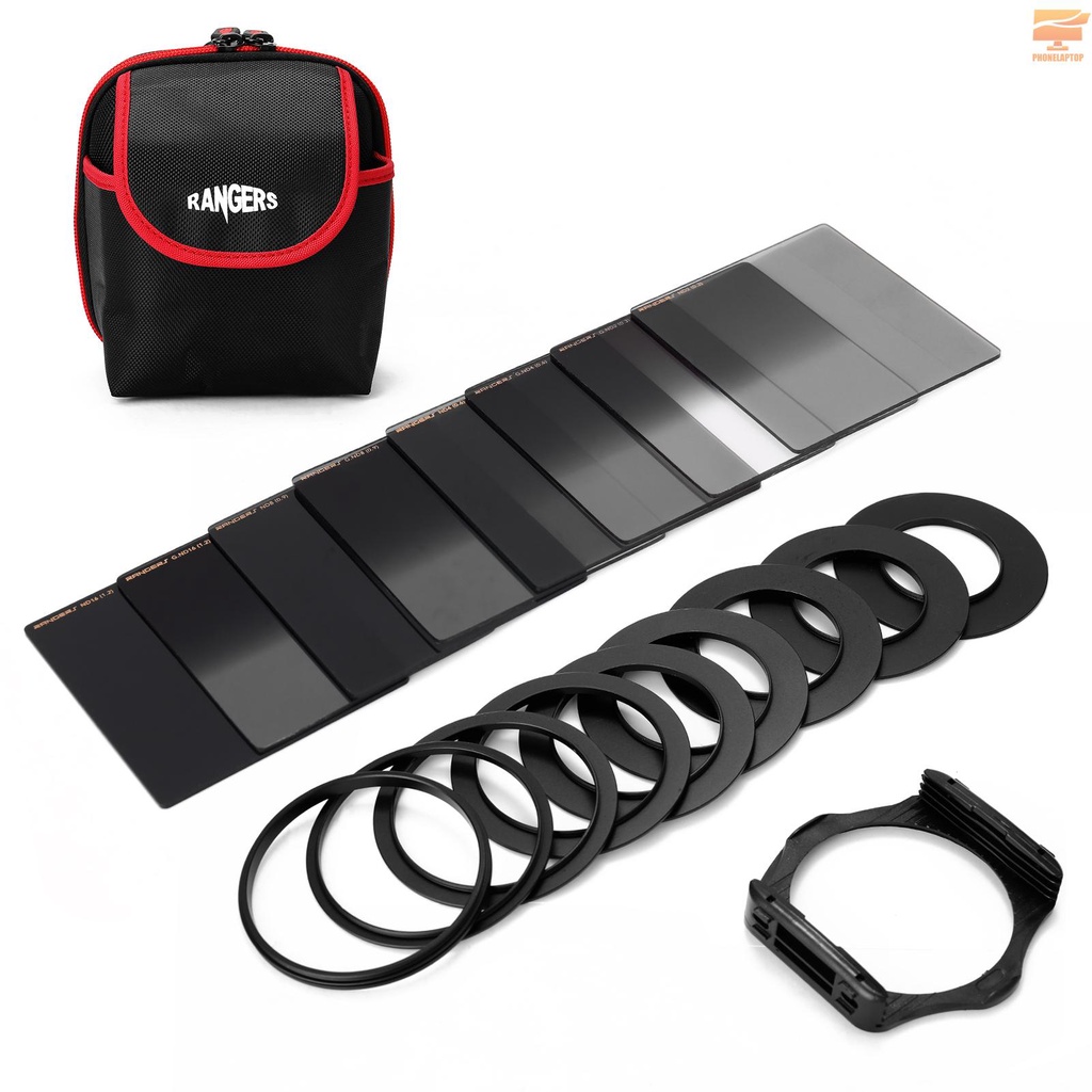 Bộ Lọc Ống Kính Máy Ảnh Nd2 + 4 + 8 + 16 Kèm Giá Đỡ Hình Vuông