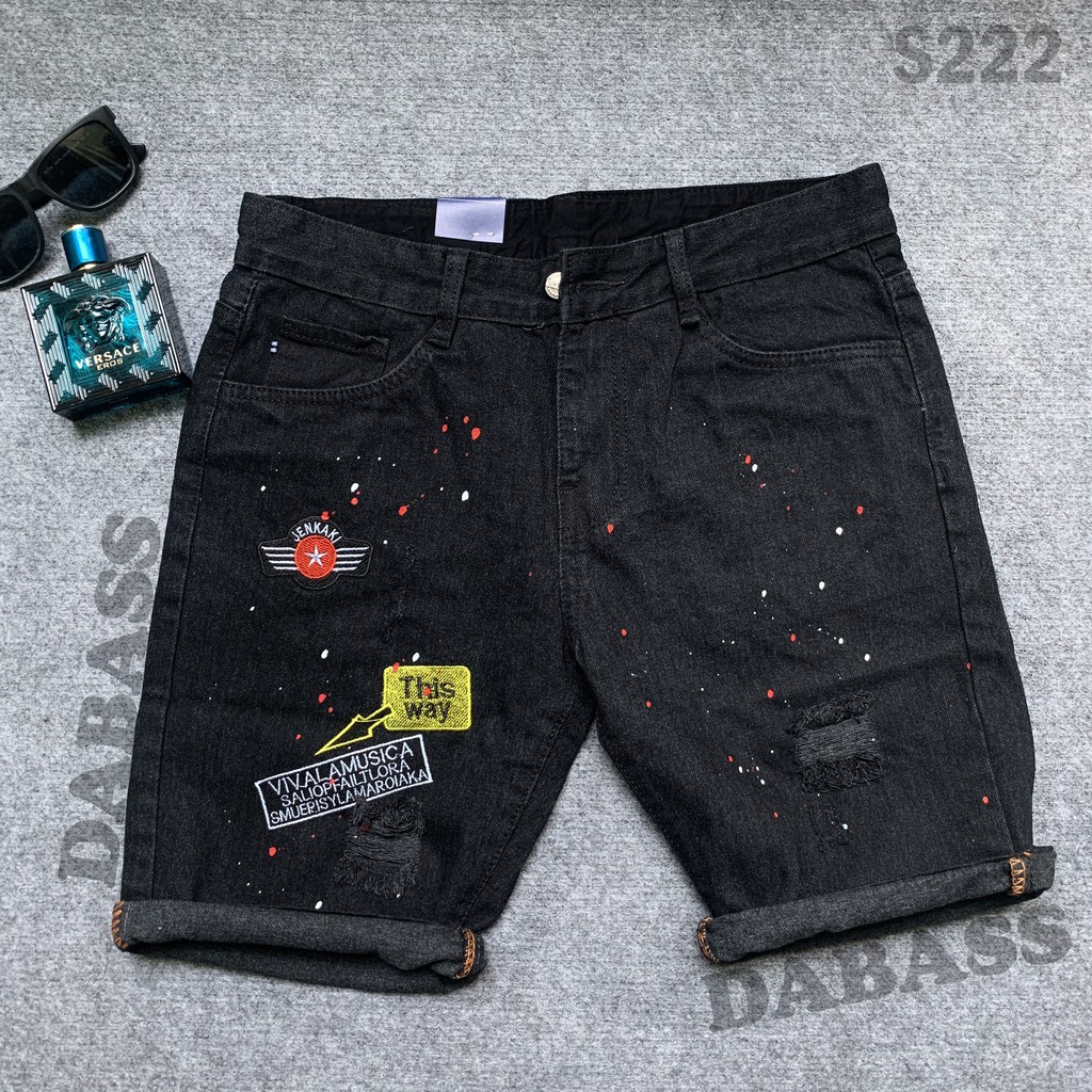 Quần short jean nam, quần sọt jean chất vải jean bò thoải mái vận động thiết kế năng động cá tính [VIDEO+HÌNH THẬT] | BigBuy360 - bigbuy360.vn