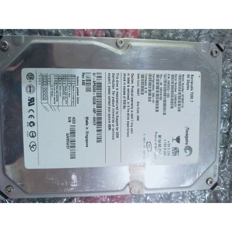 Ổ Cứng 80gb Cho Ps2 | BigBuy360 - bigbuy360.vn