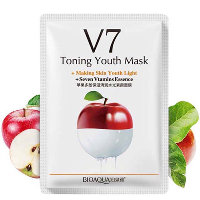 Mặt nạ V7 Toning Youth Mask nội địa Trung Bioaqua