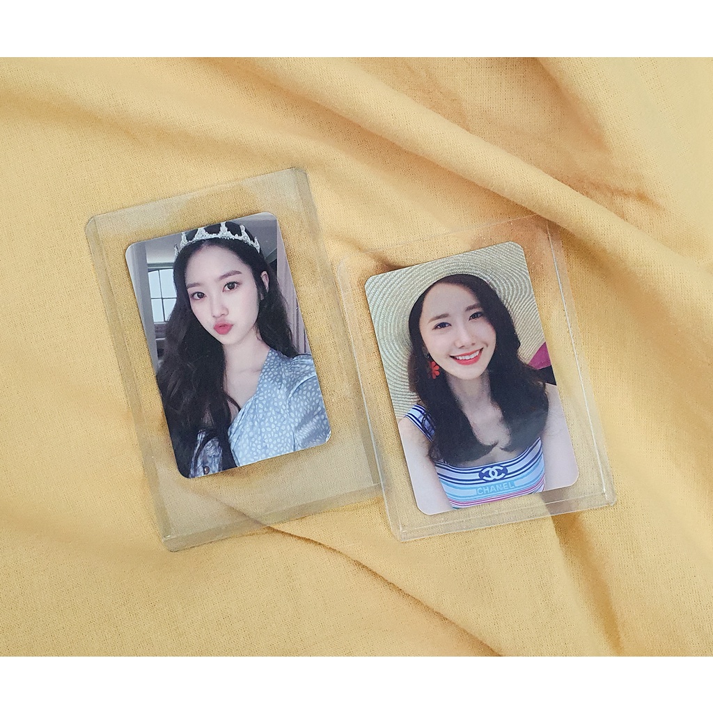 Toploader trắng bảo vệ ảnh photocard Kpop thẻ bài size B8 và A7 Yugioh NCT BTS Blackpink