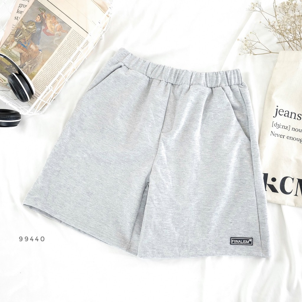 Quần short thun nữ basic ống rộng ulzzang - Made by Toneontone TOT | BigBuy360 - bigbuy360.vn