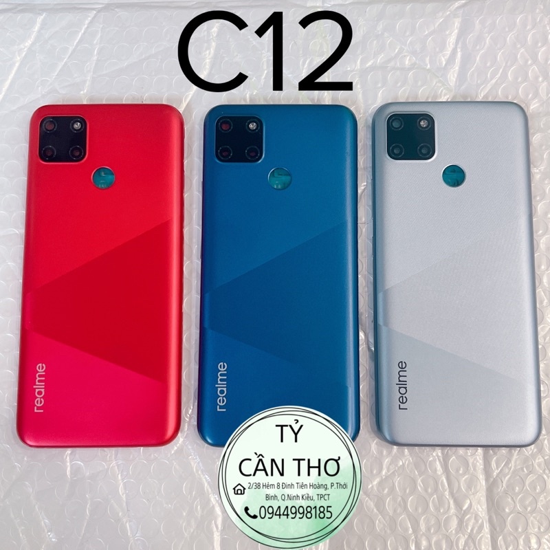 Bộ vỏ sườn Realme C11, C12, C15, C20 trừ khay sim mới ken