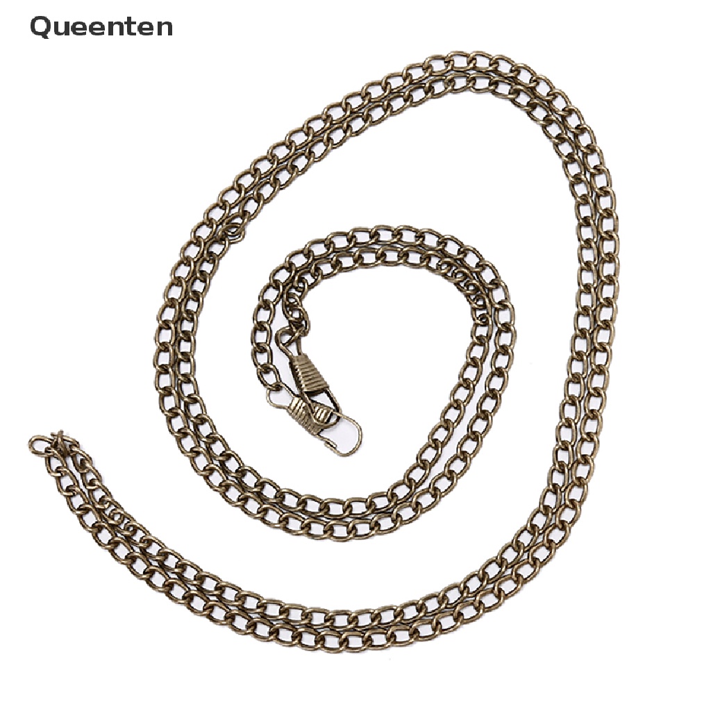 Queenten DIY Long 120cm Metal Replacement Handle Chain Crossbody Shoulder Bags Straps  QT