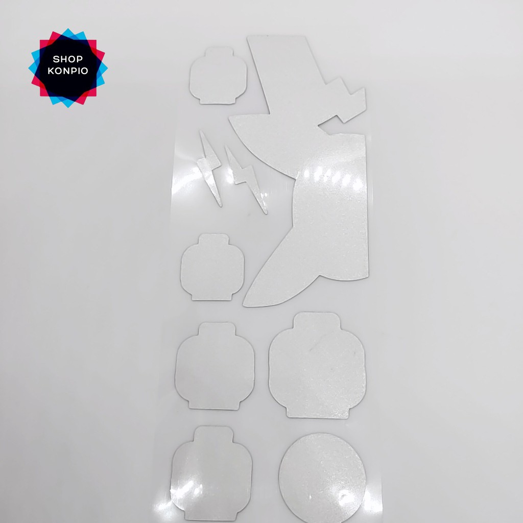 Bộ Tem Sticker Phản Quang Cao Cấp Dán Xe Máy, Ô Tô, Mũ Bảo Hiểm, Chống Thấm Nước, Chống Bay Màu