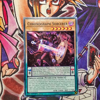 Thẻ bài Yugioh chính hãng | Chronograph Sorcerer | LED6 Common