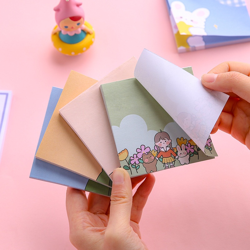 [Bán Sỉ] Giấy Dán Ghi Chú Họa Tiết Hổ Hoạt Hình Sáng Tạo Dễ Thương Cho Học Sinh / Văn Phòng Bán Sỉ