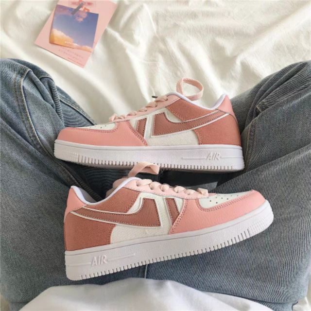 (ORDER) GIÀY SNEAKER PHỐI MÀU ĐẾ CAO ULZZANG