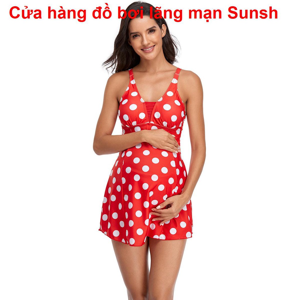 voucher thanh toán2021 Amazon mới in phụ nữ mang thai chia tay áo tắm bikini cổ phiếu châu Âu