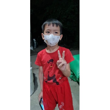 [5d kid] Hộp khẩu trang 5D họa tiết nhiều màu sắc cho bé dưới 5 tuổi - 10 cái